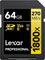 Lexar 64GB 1800x Professional UHS-II SDXC Card best UK price