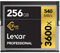Lexar 256GB 3600x 540MBs Professional Cfast 2.0 Card best UK price