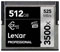 Lexar 512GB 3500x 525MBs Professional Cfast 2.0 Card best UK price
