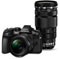 Olympus OM-D E-M1 Mark II Camera with 12-40mm and 40-150mm Lenses best UK price